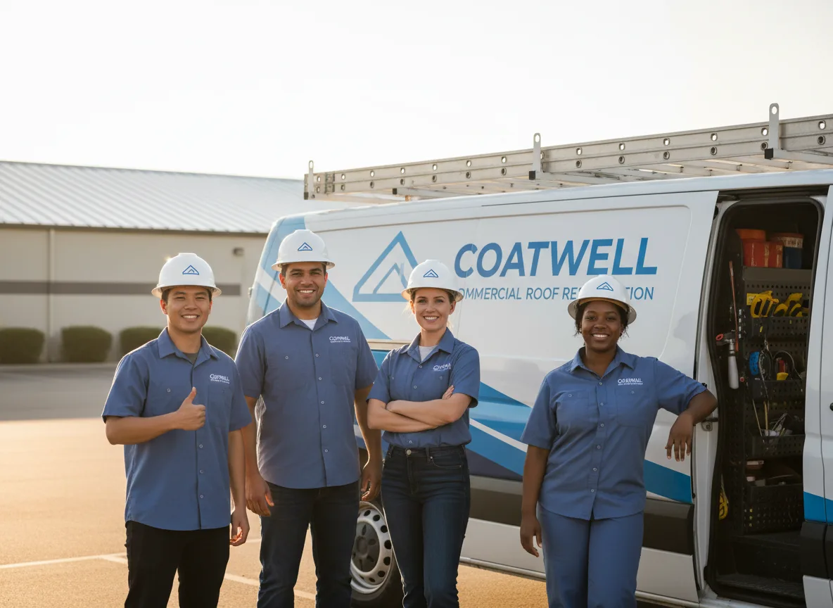 Commercial roof coating company in Leigh, NE